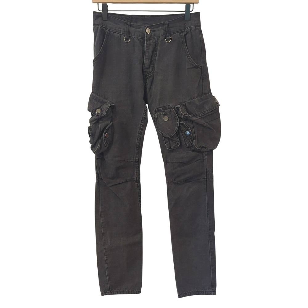 MNML Waxed Denim Cargo Pants size‎ 28